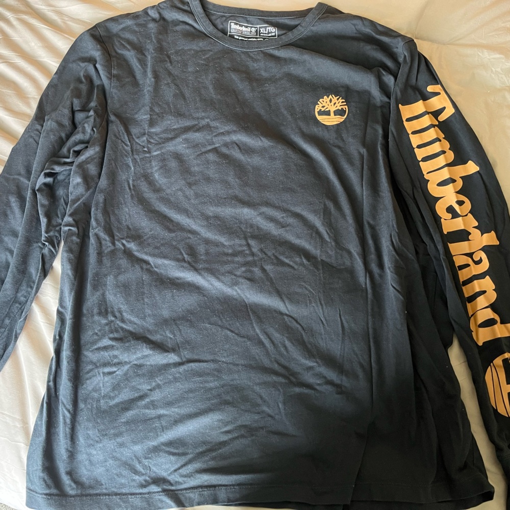 XL black Timberland long sleeve